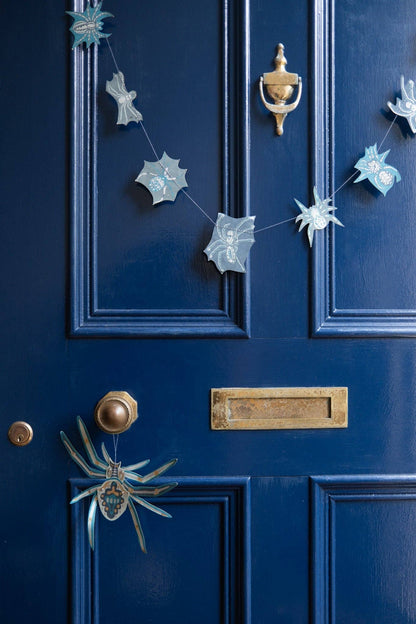 MAISON | Halloween HANGING SPIDER PAPER ORNAMENTS