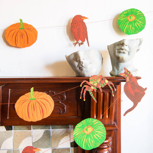 MAISON | Halloween PUMPKIN SEWN GARLAND