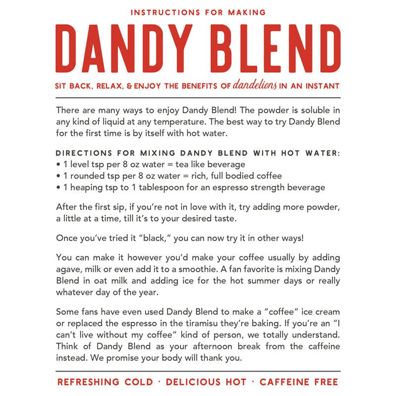 PANTRY | Dandy Blend Organic