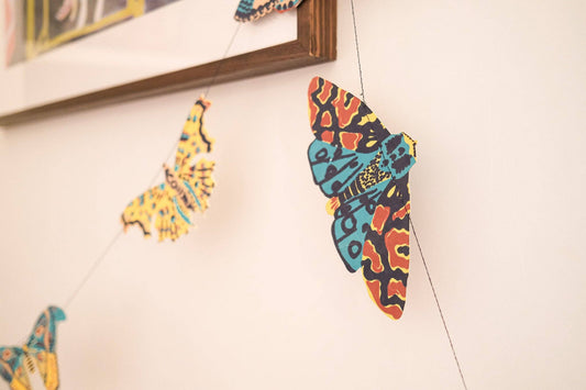 MAISON | Halloween MOTHS SEWN GARLAND
